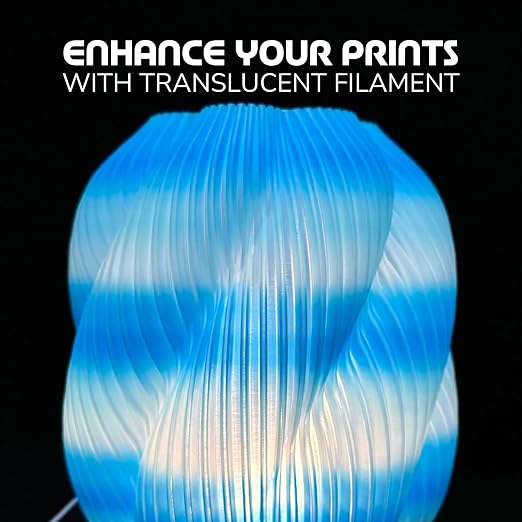 Polymaker Panchroma PLA Filament 1kg, Gradient 3D Printing Filament 1.75mm | Crystal Aquamarine, Neatly Wound PLA for Easy Print & Smooth Feeding. Compatible with Bambu Lab & Most 3D Printers