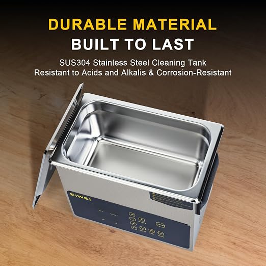 3L Ultrasonic Cleaner, One-Touch Cleaning, Heating, Dual-Frequency, Sweep Frequency, Touch Ultrasonic Cleaning Machine for Labs,Carburetor,Jewelry,Dentures,Automotive Parts