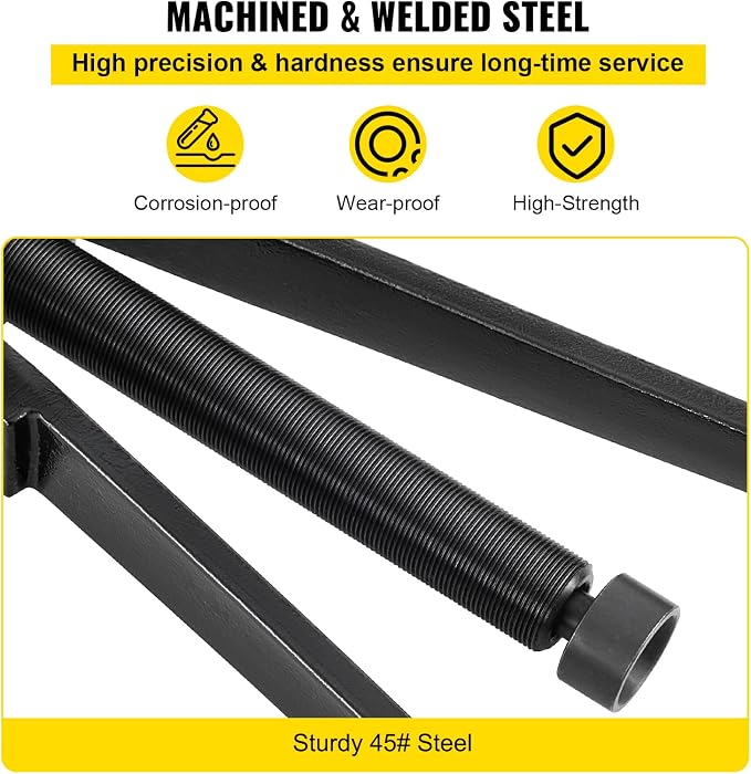 VEVOR Lower Bearing Carrier Puller, Compatible with Yamaha, Johnson, Evinrude, Honda, Mercury, Robust Steel Marine Lower Bearing Puller