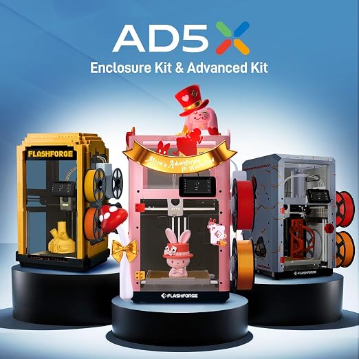 FLASHFORGE AD5X 3D Printer Enclosure Kit,Supports ASA,PC,ABS | Waterproof,Dustproof,Noise Reduction,Constant Temperature and Odor Isolation