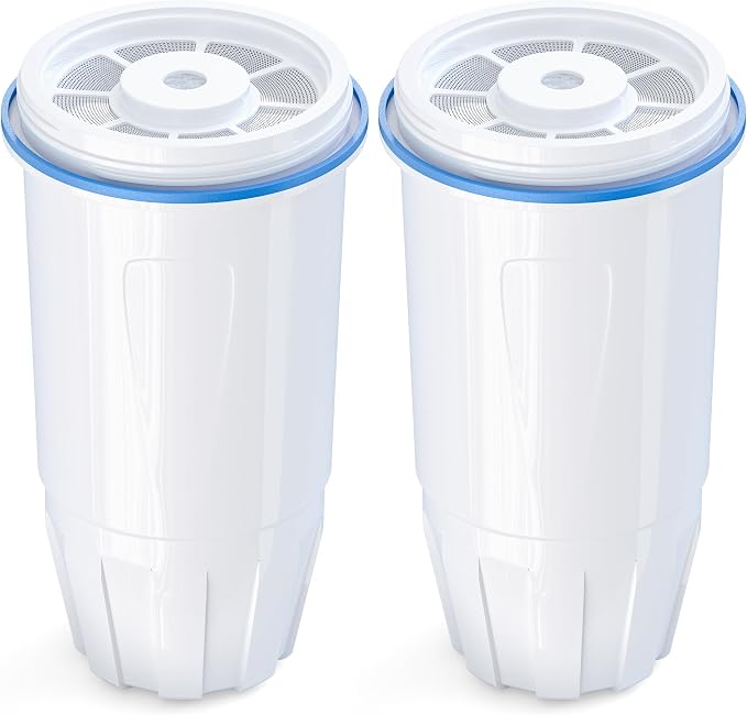 Upgraded Water Filter Replacement Fit for Zero Pitcher and Dispenser ZR-001 ZR-004 ZP-006 ZR-017, Five-Stage Filter System, Effectively Reducing Lead, Chromium, and Contaminants, 2 Packs, By BOGDA