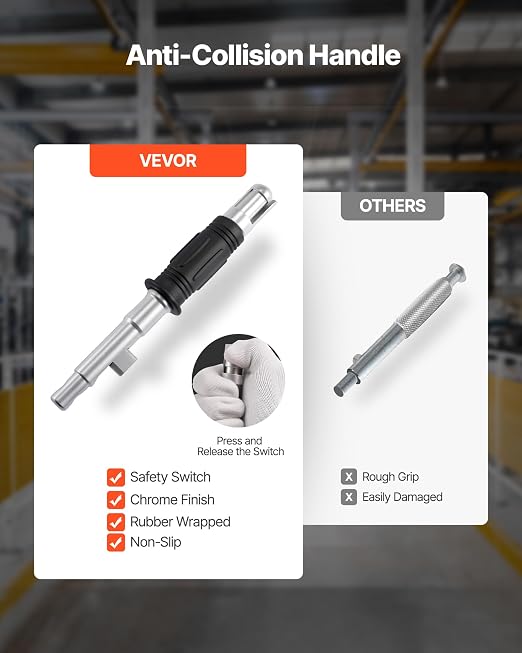VEVOR Permanent Magnetic Lifter, 1320 lbs Pulling Capacity, Heavy Duty N42 Neodymium Lifting Magnet with Release Handle and Steel Hook, Used in Shop Crane and Hoist, for Lifting Plate Steel, Board