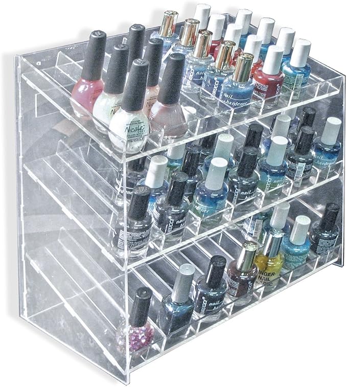 Azar Displays 222988 3-Tiered, 21 Compartment Cosmetic Tray
