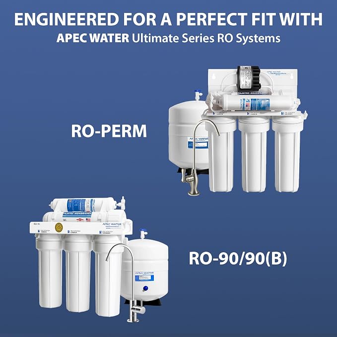 APEC FILTER-MAX90 US Made 90 GPD Complete Replacement Filter Set for Ultimate Series Reverse Osmosis Water Filter System (for Standard 1/4" Output System)