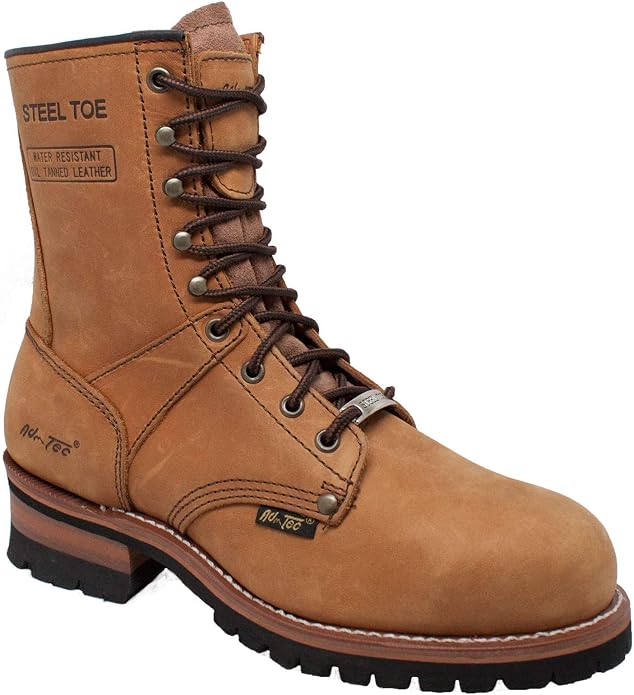 Ad Tec Men's Logger Boots