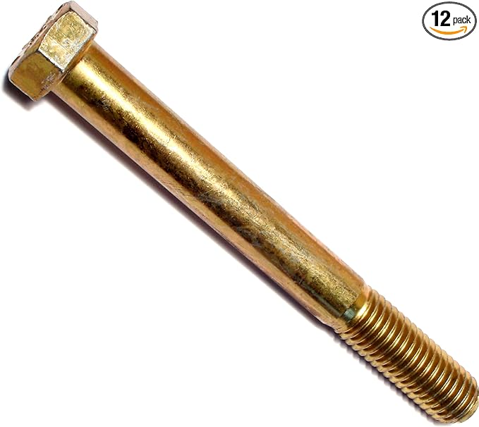 Hard-to-Find Fastener 014973254209 Grade 8 Coarse Hex Cap Screws, 9/16-12 x 5, Piece-12