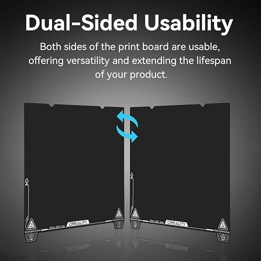 Creality Ender 3 V3 SE Build Plate 235x235mm Dual Side Epoxy Resin Coating Spring Steel Bed Plate Magnetic Platform Sheet for Ender 3 V3 SE/Ender 3 V3 KE/Ender 3 V3/Ender 3 V2/K1/K1C/K1 SE