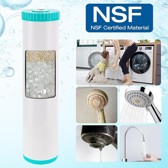 H&G Lifestyles Water Descaler Cartridge,Replacement for 20 x 4.5 | Whole House Water Filtration System, Anti-Scale Filter,Polyphosphate Inhibitor Filter,Compatible with 20 Inch Filter Housing