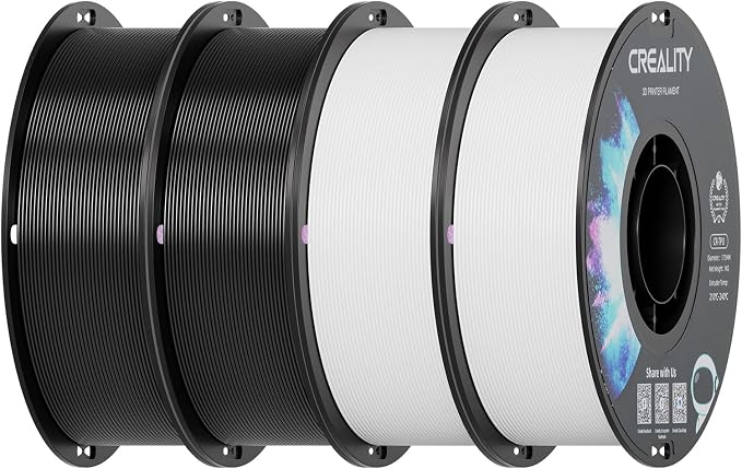 Creality TPU Filament 1.75 4 kg, 95A 3D Printing Filament, High Hardness & Resilience, Soft Adhesive Material, Elastic, 1kg(2.2lbs) Flexible Filament 1.75mm, for 3D Printer