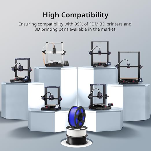 ANYCUBIC PLA+ 3D Printer Filament Bundle, PLA Plus 1.75mm Dimensional Accuracy +/- 0.02mm, Fit Most FDM 3D Printers, 1KG Spool, 2KG Texture Grey