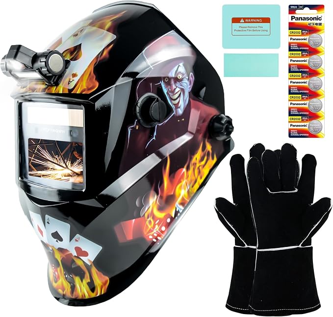 TRQWH Auto Darkening Welding Helmets for Men with Light Welding Hood & Welding Tools Backpack for Men Extreme Gear Pack