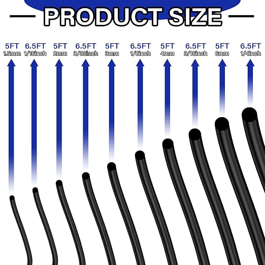 O-Ring Splicing Kit, 70A Durometer – Complete Cord Service Tool Set with Rubber Strips (1.5–6.99mm) – for O-Ring and Rubber Seal Repair