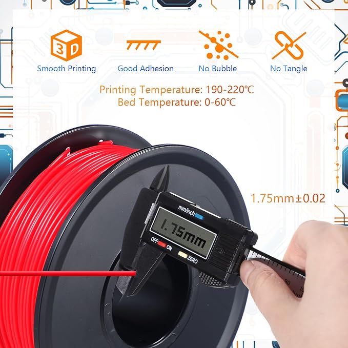 Pangda 3D Printer Filament Bundle 1.75mm Multicolor Matte or Silk PLA Filament 3D Printing Material for Halloween Thanksgiving Day Christmas Easter Holiday Crafting Decorations(Metallic Color)