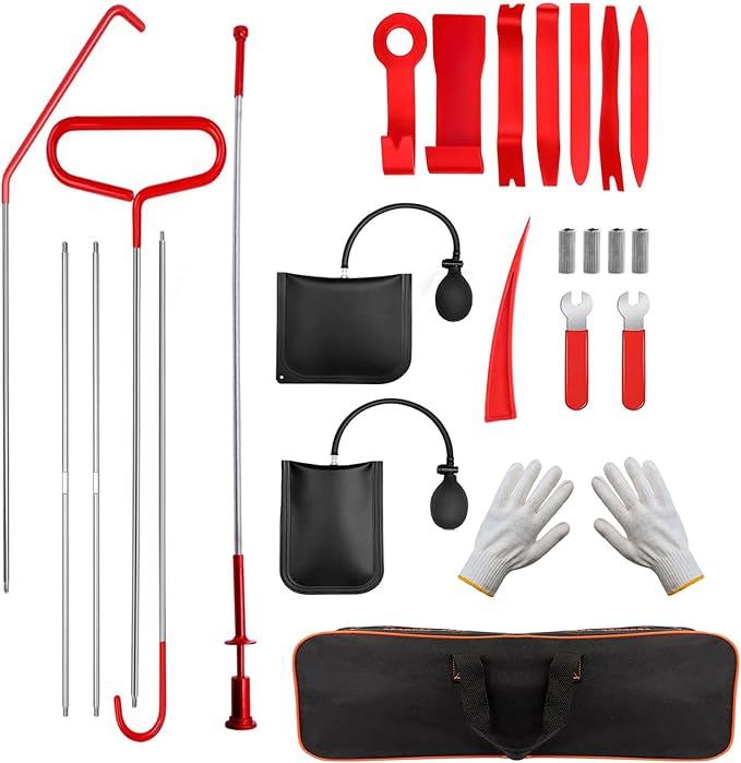 Portable Repair Tools,Magnetic Flexible Claw Grabber Pickup Tool with Bright LED Light
