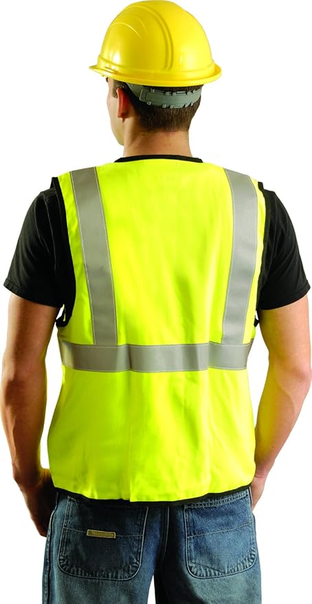 OccuNomix Medium Hi-Viz Yellow AramidModacrylic Solid Vest