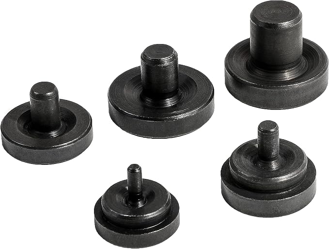 ARES 18020 - Double Flaring Tool Adapter Set - Use on Copper, Aluminum, Soft Steel Brake Line and Brass Tubing - Compatible 18019 Double Flaring Tool