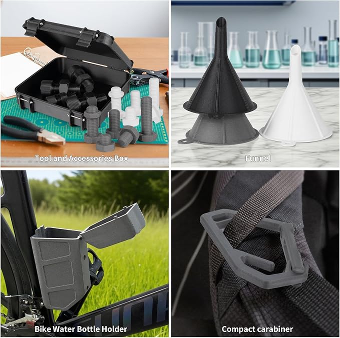 IEMAI PLA Glass Fiber Filament 1.75mm Matte Gray 1kg, Reinforced PLA-GF 3D Printer Filament for High Stiffness, Dimensional Stability & Low Warpage, Easy to Print