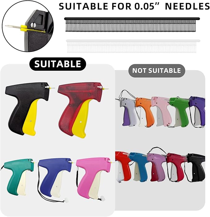 4323 Pcs + 2000pcs Stitch Tagging Gun Quick Clothing Fixer Kit