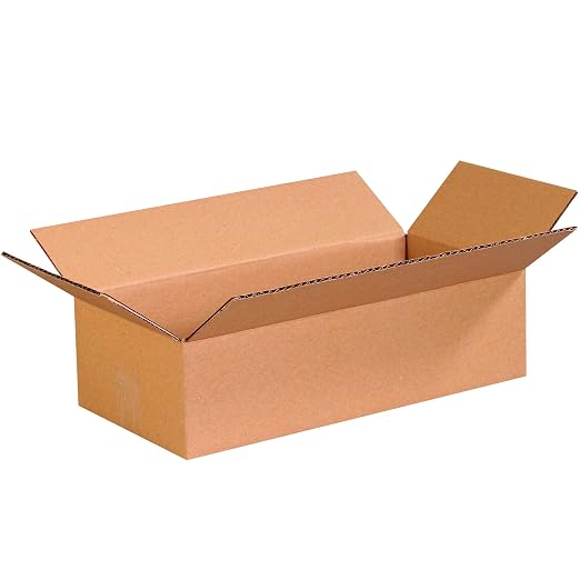 AVIDITI 16 x 8 x 4 Corrugated Cardboard Boxes, Flat 16"L x 8"W x 4"H, Pack of 50 | Shipping, Packaging, Moving, Storage Box for Home or Business, Strong Wholesale Bulk Boxes