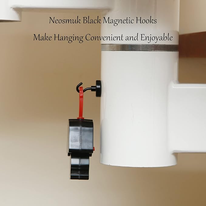 Neosmuk Magnetic Hooks, Cruise Ship Essentials, 26#,Black