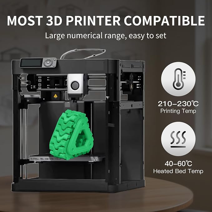 RAMBERY PLA+ 3D Printer Filament, Purple/Green/Bright Green/Skin, 4KG | PLA Plus Filament Bundle Toughness Upgraded, 1.75MM, Fit Most FDM Printers, 1KG X 4 Spools