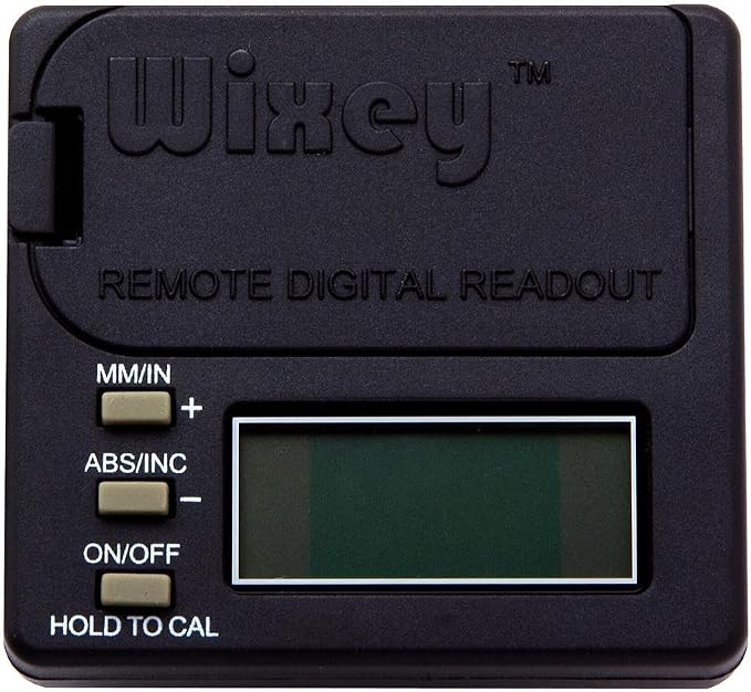Wixey Digital Readout to Display w/Fractions - Durable Easy-to-Install Measuring Calipers for Exact Depth Readings - 0.001" Accurate Digital Callipers for Measuring w/Remote LCD Display