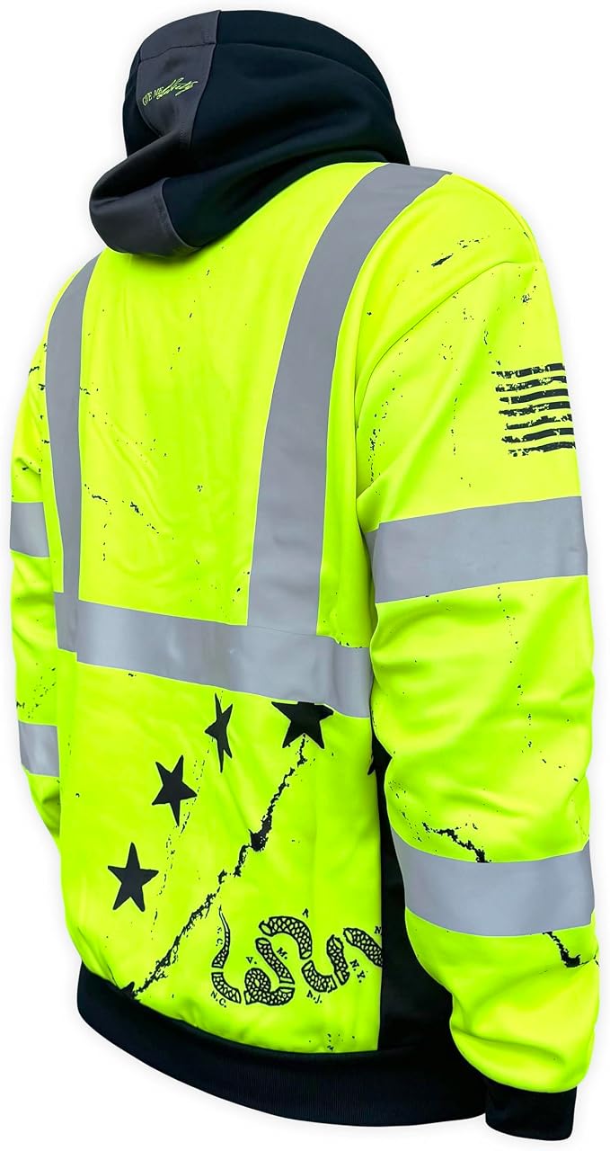 SafetyShirtz SS360 ANSI Class 3 Type R Graphic Hoodie