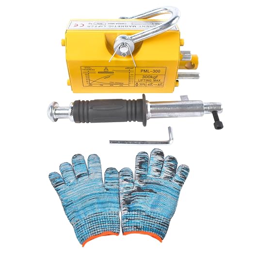Permanent Magnetic Lifter Lifting Magnet 660 lbs/300 kg Neodymium Hoist