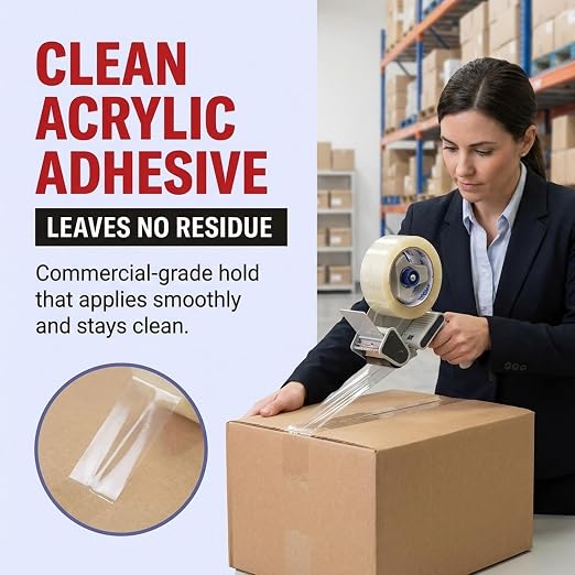 Tape Logic Packing Tape (18-Rolls), 2" x 55 yd - Heavy Duty Packaging Tape Refill for Shipping, Moving, Order Fulfillment, Acrylic 2.6 Mil