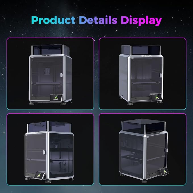 Creality Official K2 SE/K1 SE Enclosure, Transparent Cover Dustproof Tent Constant Temperature Noise Reduce Protective Cover, Customized Transparent Enclosure for Creality K1 SE and K2 SE 3D Printer