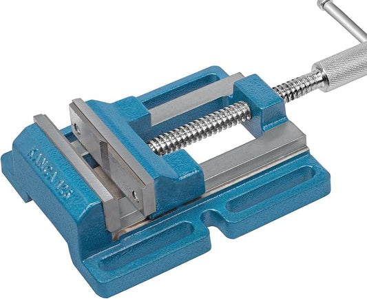 Kanca Hand Tools 3’’ inch Low Profile Drill Press Vise DRL-80 Preferred by Craftsman and Machinist for Drilling,Reaming Tapping, Operations, Home Improvement Woodworking Blue Colour (3.2'')