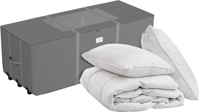 Christmas Tree Storage Bag - Rolling Bag for 12FT Disassembled Artificial Trees, Seasonal Decor, Packing, Moving, and Home Storage by Elf Stor (Gray)