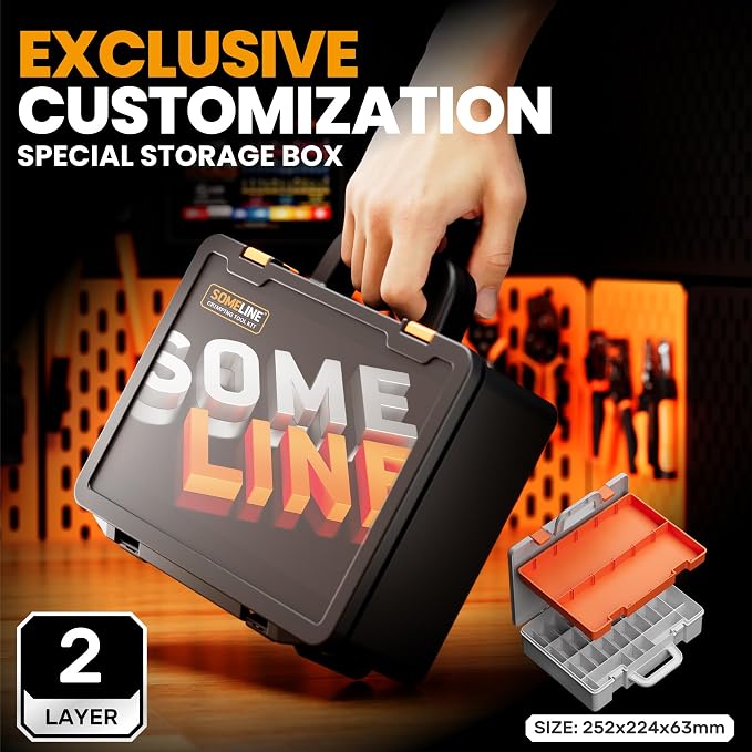 SOMELINE Wire Connectors Kit with Crimping Tool, 39 Types (UL Listed) Premium Electrical Terminals Assortment, 22-10 AWG Ratchet Crimper - Ring Fork Spade Butt Pin Blade Quick Disconnects (273 Pcs)