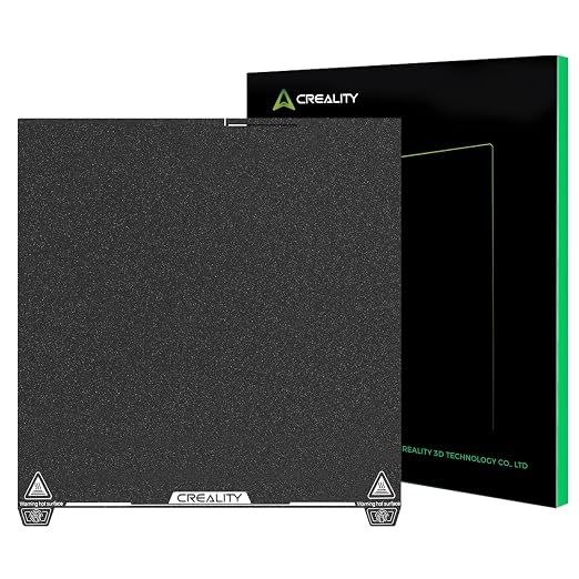Creality K2 Plus Build Plate 370x370mm Textured PEI Sheet Spring Steel Magnetic K2 Plus Bed Plate Original Build Plate for Creality K2 Plus