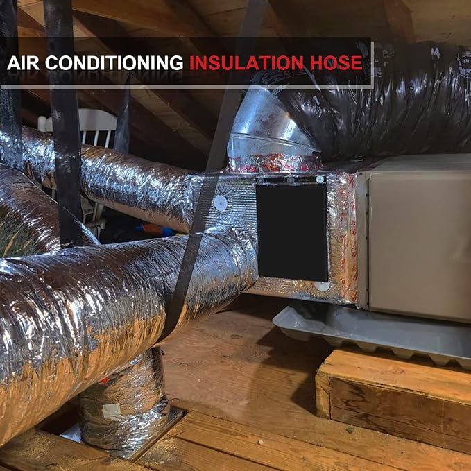 5 Inch Insulated Flexible Duct - 25 Feet, R4.2, For Heating & Air Conditioning HVAC Systems
