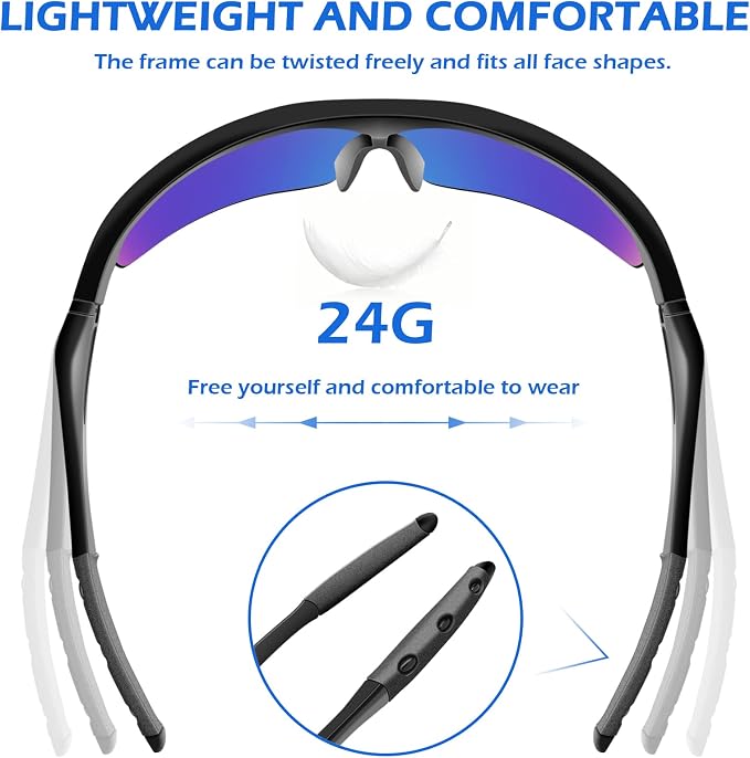 OXG 12 Pack Safety Glasses, ANSI Z87.1 Impact Resistant Anti-Scratch Safety Goggles for Men Women Youth