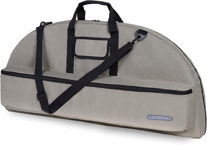 LEGEND Essential Compound Bow Case - Soft Bow Case for Compound Bow & Archery Accessories, Premium Bow Bag with Durable Nylon Fabric, Lightweight Archery Case with Backpack Strap - 36" or 44" Interior