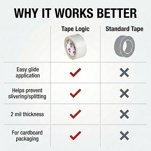 Tape Logic 2" x 110 Yard Clear Packing Tape Pallet - 45 Cases (1620 Rolls) - 2.0 Mil Heavy Duty Shipping Tape - Bulk Strong Acrylic Adhesive Box Sealing Tape for Warehouse & Fulfillment Packaging