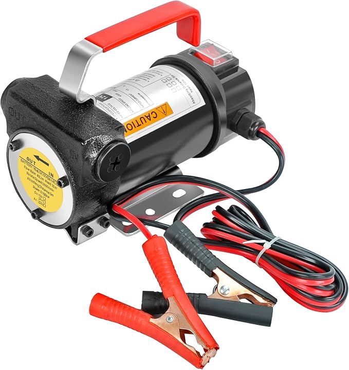 DC 12V 175W Portable DC Electric Fuel Transfer Pump Diesel Kerosene Oil Commercial Fuel Transfer Extractor Pump Motor Auto