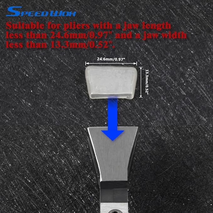 SPEEDWOX 8 Pcs Glass Pliers Collection for Breaking, Key Fob & Hardware Install; Stained Glass Work Supplies & Tools