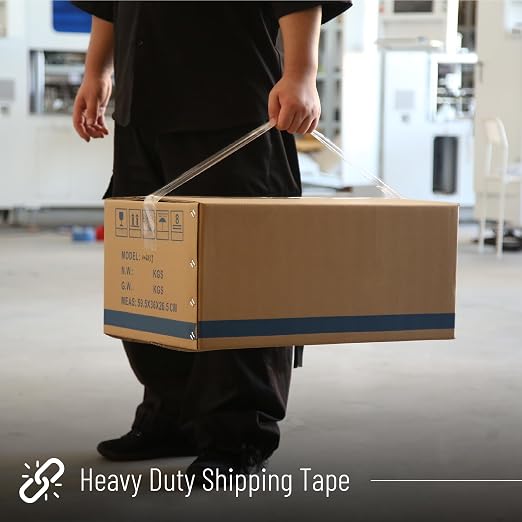 Mr. Pen- Packing Tape, 6 Pack, 2.7mil, 2' Wide, 60 Yards, Clear | Heavy Duty Packing Tape for Shipping, Packaging, Moving and Storage