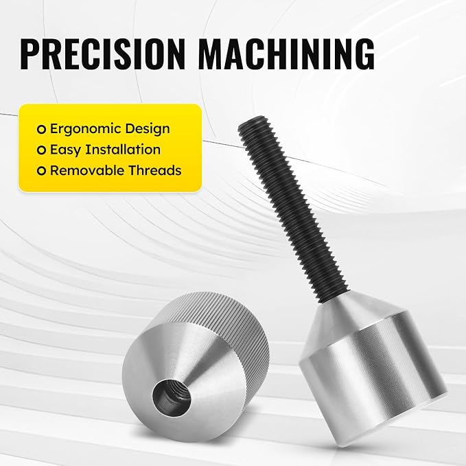 304 Stainless Steel 4 Pcs Flange Two Hole Alignment Pins, 1-1/8” & 1-5/8” Diameter Stainless Steel