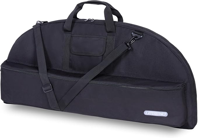 LEGEND Essential Compound Bow Case - Soft Bow Case for Compound Bow & Archery Accessories, Premium Bow Bag with Durable Nylon Fabric, Lightweight Archery Case with Backpack Strap - 36" or 44" Interior