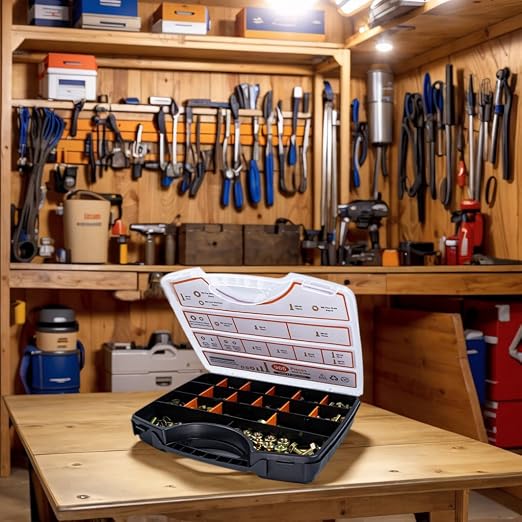 966PCS Nuts and Bolts kit– High-Strength M4 M5 M6 M8 Grade 8.8 Metric Bolts & Nuts Set with Organized Storage Case, 12-30mm