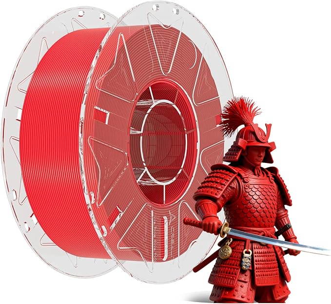 Creality 3D Printer RFID Filament, Hyper PLA Filament 1.75mm Bundle for 3D Printing, Hyper PLA RFID Filament No-Tangling High Precision, 1KG(2.2 lbs) Spool (Red)