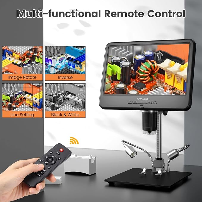 JL210 10.1'' Digital Microscope for Adults + JOYALENS JL113 Handheld Portable Microscope for Kids