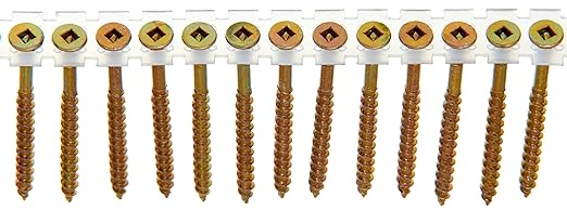 Senco 08F250Y DuraSpin #8 x 2-1/2 inch Collated Wood Screw 800 ct.
