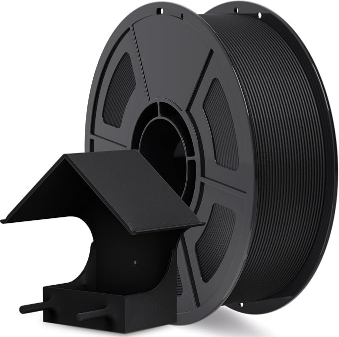 IEMAI Carbon Fiber ASA Filament 1.75mm Matte Black 1KG, UV & Weather Resistant ASA-CF 3D Printer Filament High Dimensional Stability & Low Warpage for Outdoor Functional Parts