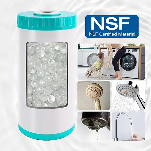 H&G Lifestyles Whole House Water Descaler,GAC KDF Polyphosphate Cartridge | Anti Scale Filter,Saltless Water Softener,Reduce Heavy Metal Lead Chlorine, Replacement for 10" x 4.5" Water Filter System