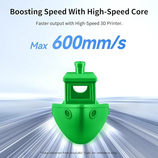 ANYCUBIC High Speed 3D Printer Filament 1.75mm Bundle, Rapid PLA Filament with High Prints Quality, Dimensional Accuracy +/- 0.02mm, 1KG Reusable Spool, 4KG Black + Red + Green + Blue